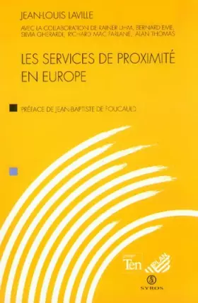 Couverture du produit · Services de proximité en Europe