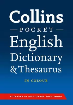Couverture du produit · Collins Pocket English Dictionnary & Thesaurus