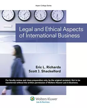 Couverture du produit · Legal and Ethical Aspects of International Business