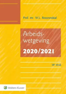 Couverture du produit · Arbeidswetgeving 2020/2021