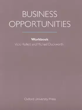 Couverture du produit · Business Opportunities: Workbook