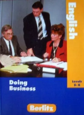 Couverture du produit · Doing business in English