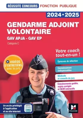 Couverture du produit · Réussite Concours - Gendarme adjoint volontaire - APJA et EP- 2024-2025 - Préparation complète
