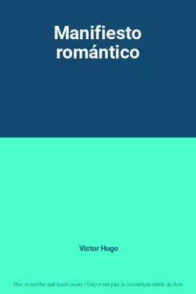 Couverture du produit · Manifiesto romántico