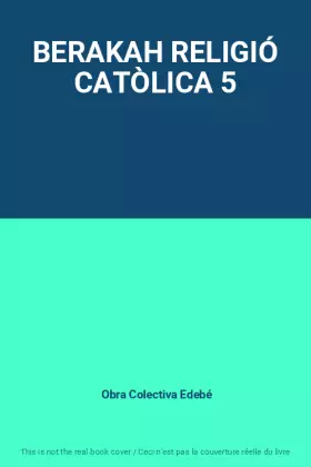 Couverture du produit · BERAKAH RELIGIÓ CATÒLICA 5