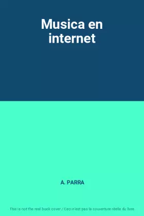 Couverture du produit · Musica en internet