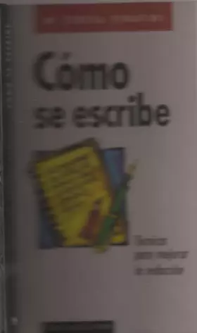 Couverture du produit · Como se escribe