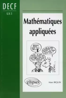 Couverture du produit · Mathématiques appliquées : DECF (U.V. n°5) (DESCF-MSTCF-MSG)