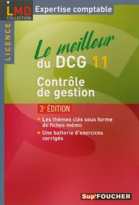Couverture du produit · Le meilleur du DCG 11 Contrôle de gestion 3e édition