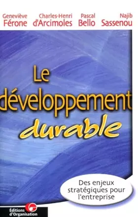 Couverture du produit · Le Développement durable