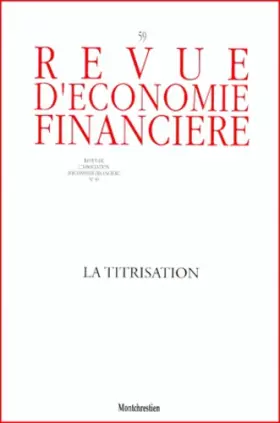 Couverture du produit · Revue Economie Financiere n°59