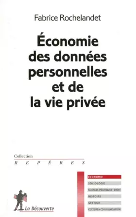 Couverture du produit · Economie des données personnelles et de la vie privée
