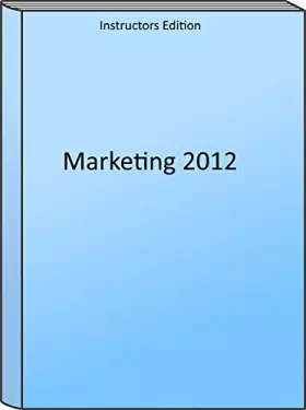Couverture du produit · Marketing 2012 Instructor's Edition