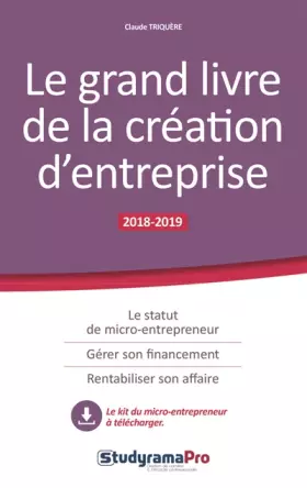 Couverture du produit · Le grand livre de la création d'entreprise
