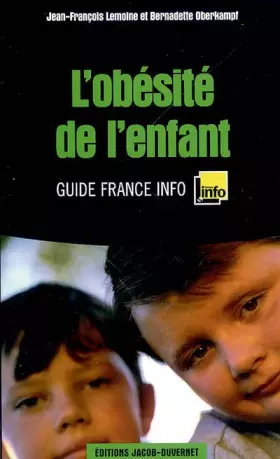 Couverture du produit · L'obésité de l'enfant