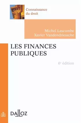 Couverture du produit · Les finances publiques