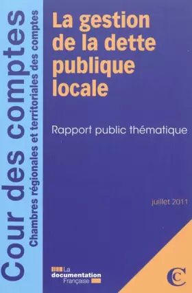 Couverture du produit · La gestion de la dette publique locale