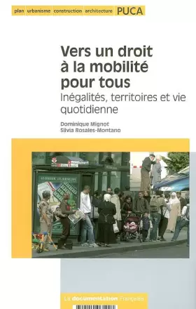 Couverture du produit · Vers un droit à la mobilité pour tous : Inégalités, territoires et vie quotidienne