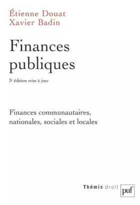 Couverture du produit · Finances publiques : Finances communautaires, nationales, sociales et locales