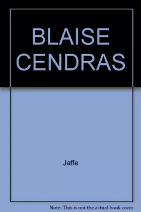 Couverture du produit · BLAISE CENDRAS