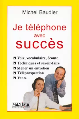 Couverture du produit · Je téléphone avec succés