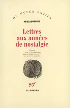 Couverture du produit · Lettres aux années de nostalgie