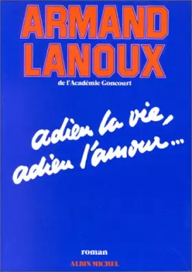 Couverture du produit · Adieu la vie, adieu l'amour--