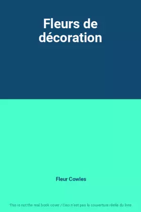 Couverture du produit · Fleurs de décoration