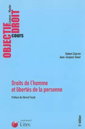 Couverture du produit · Droits de l'homme et libertés de la personne