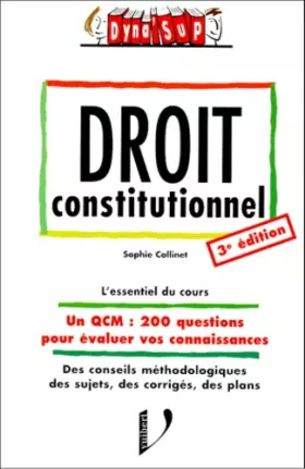 Couverture du produit · Droit Constitutionnel. 3eme Edition