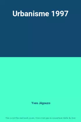 Couverture du produit · Urbanisme 1997