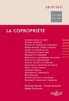 Couverture du produit · La copropriété 2012/2013 - 8e éd.: Dalloz Action