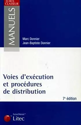 Couverture du produit · Voies d'exécution et procédures de distribution (ancienne édition)