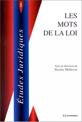 Couverture du produit · Les mots de la loi