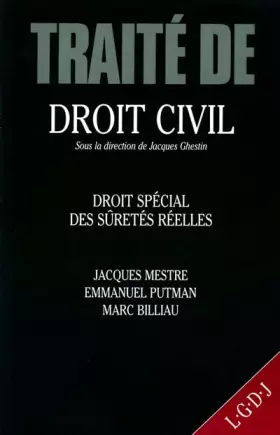 Couverture du produit · Traité de droit civil. Droit spécial des sûretés réelles, tome 2