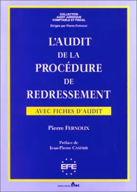 Couverture du produit · L'Audit de la procédure de redressement (avec fiches d'audit)