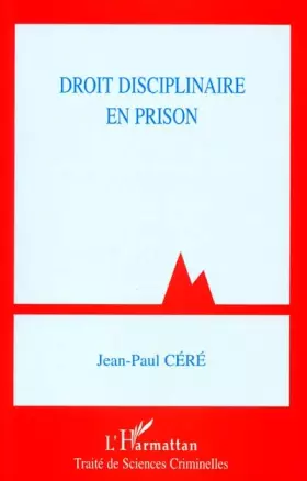 Couverture du produit · Droit disciplinaire en prison