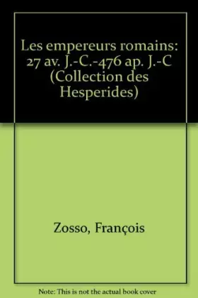 Les empereurs romains - Zosso