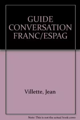 Couverture du produit · GUIDE CONVERSATION FRANC/ESPAG