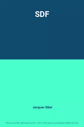 Couverture du produit · SDF