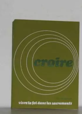 Couverture du produit · Croire