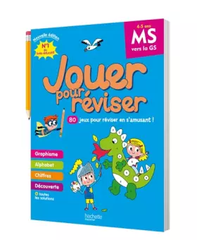 Couverture du produit · Jouer pour réviser - De la MS à la GS 4/5 ans - Cahier de vacances 2024