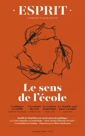 Couverture du produit · Esprit - Le sens de l'école: Septembre 2019