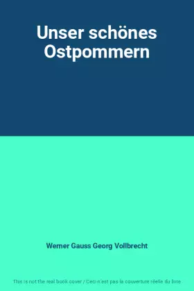 Couverture du produit · Unser schönes Ostpommern
