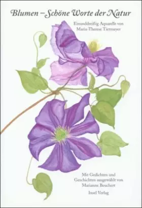 Couverture du produit · Blumen, schöne Worte der Natur.