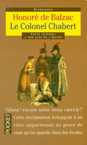 Couverture du produit · Le Colonel Chabert (in French)