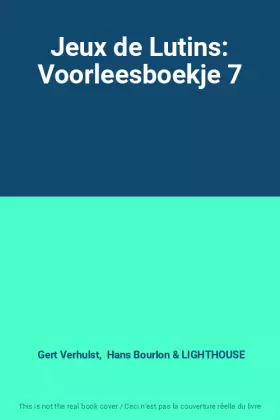 Couverture du produit · Jeux de Lutins: Voorleesboekje 7