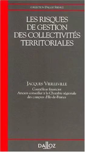 Couverture du produit · Les risques de gestion des collectivités territoriales
