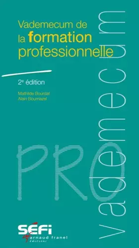 Couverture du produit · Vademecum de la formation professionnelle