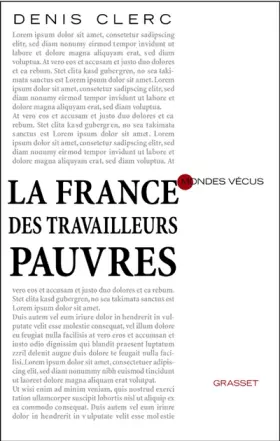 Couverture du produit · La France des travailleurs pauvres